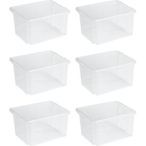 Sunware - Nesta opbergbox 32L tranparant - Set van 6