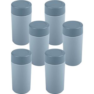 Sunware - Sigma home Food to go drinkbeker blauw - Set van 6