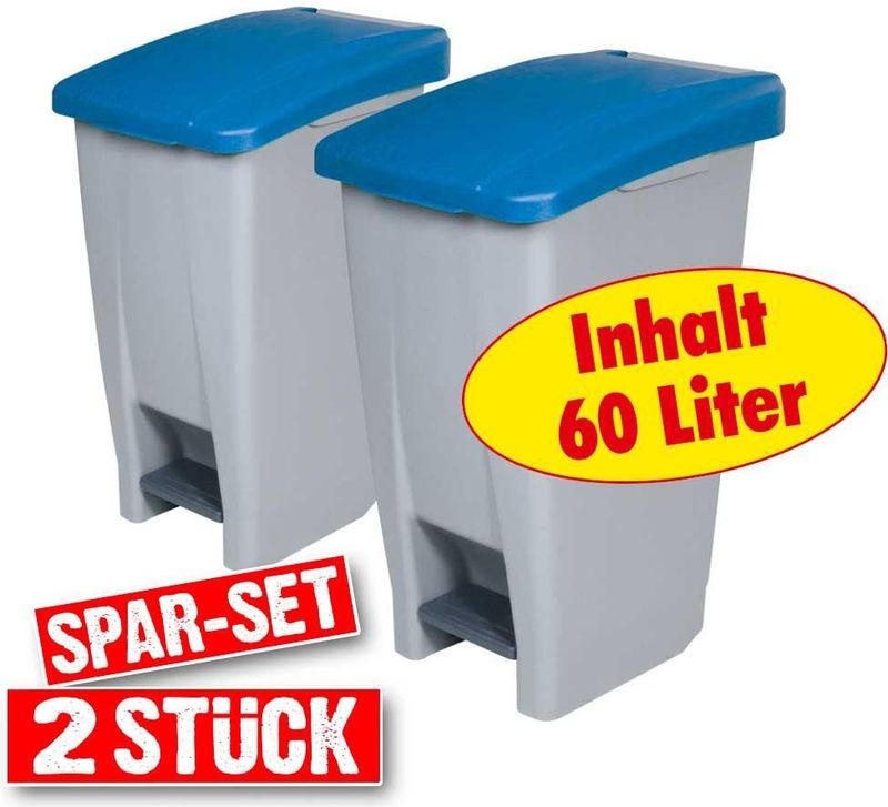 Prullenbak - Zwart - Kunststof - 30 Liter