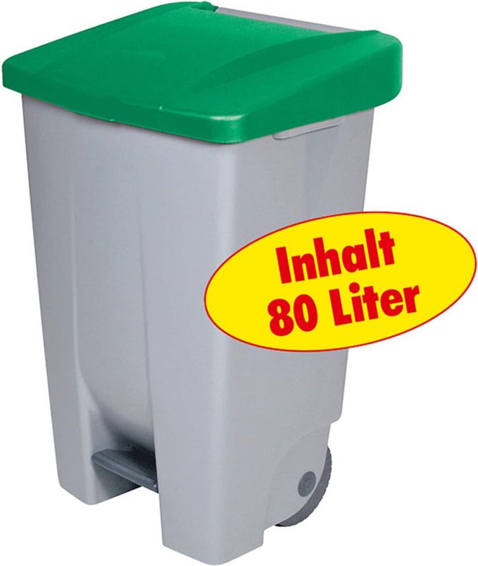 Sunware - Basic - Pedaalemmer - Groen - 80 Liter