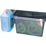 Helit - H6165008 - Opbergbox - Grijs Transparant - 15 L - Kunststof