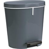 Sunware - Zamora - Pedaalemmer - Antraciet - 8 Liter - 28,5x23x28,5cm