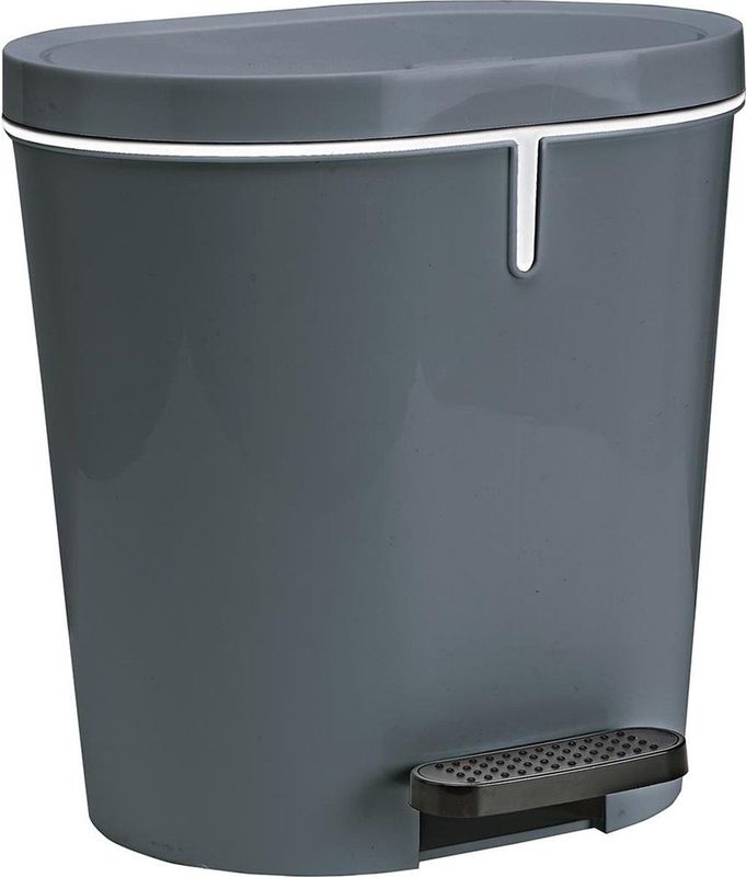 Sunware - Zamora - Pedaalemmer - Antraciet - 8 Liter - 28,5x23x28,5cm