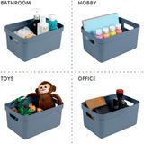 Sunware - Sigma home opbergbox 5L donkerblauw - 25,2 x 17,5 x 12,2 cm