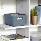 Sunware - Sigma home opbergbox 5L donkerblauw - 25,2 x 17,5 x 12,2 cm