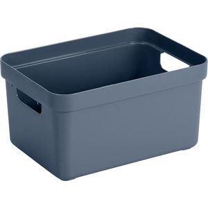 Sunware - Sigma home opbergbox 5L donkerblauw - 25,2 x 17,5 x 12,2 cm
