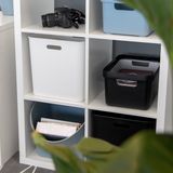 Sunware - Sigma home opbergbox 5L zwart - 25,2 x 17,5 x 12,2 cm