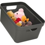 Sunware - Sigma home opbergbox 5L zwart - 25,2 x 17,5 x 12,2 cm