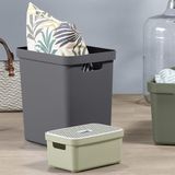 Sunware - Sigma home opbergbox 25L antraciet - 35 x 24,6 x 36,3 cm