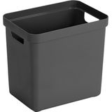 Sunware - Sigma home opbergbox 25L antraciet - 35 x 24,6 x 36,3 cm
