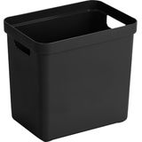 Sunware - Sigma home opbergbox 25L zwart - 35 x 24,6 x 36,3 cm