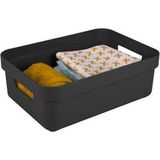 Sunware - Sigma home opbergbox 9L zwart - 35 x 24,6 x 12,2 cm