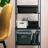 Sunware - Sigma home opbergbox 9L zwart - 35 x 24,6 x 12,2 cm