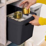 Sunware - Sigma home opbergbox 18L zwart - 35 x 24,6 x 24,3 cm