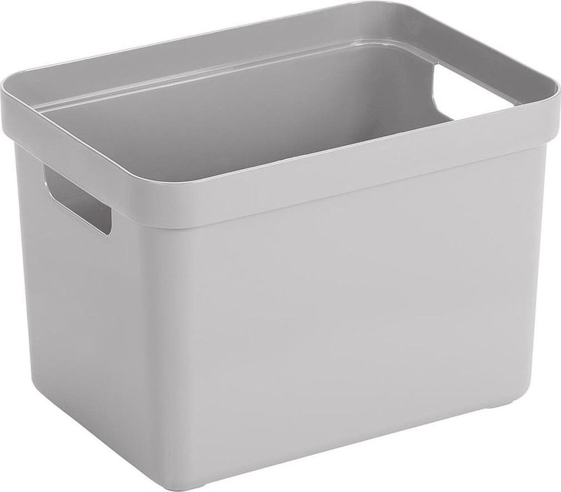 Sunware - Sigma home opbergbox 18L grijs - 35 x 24,6 x 24,3 cm