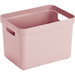Sunware - Sigma home opbergbox 18L roze - 35 x 24,6 x 24,3 cm