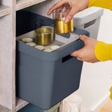 Sunware - Sigma home opbergbox 18L donkerblauw - 35 x 24,6 x 24,3 cm