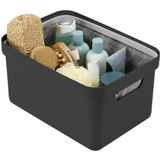 Sunware - Sigma home opbergbox 13L antraciet - 35 x 24,6 x 18,3 cm