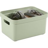 Sunware - Sigma home opbergbox 13L groen - 35 x 24,6 x 18,3 cm
