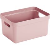 Sunware - Sigma home opbergbox 13L roze - 35 x 24,6 x 18,3 cm