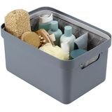 Sunware - Sigma home opbergbox 13L donkerblauw - 35 x 24,6 x 18,3 cm