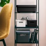 Sunware - Sigma home opbergbox 13L zwart - 35 x 24,6 x 18,3 cm