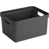 Sunware - Sigma home opbergbox 32L antraciet - 44,4 x 34,2 x 24,2 cm