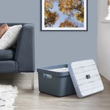 Sunware - Sigma home opbergbox 32L donkerblauw - 44,4 x 34,2 x 24,2 cm