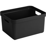 Sunware - Sigma home - Opbergbox - Zwart - 32 Liter - 44,4 x 34,2 x 24,2 cm