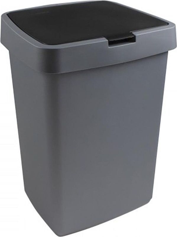 Vuilnisbak - Zwart - Kunststof - 30 Liter