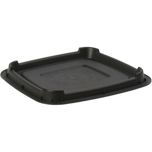 Sunware - Delta - Bodemplaat - Zwart - Voor Vuilniszakhouder 70 Liter - Kunststof