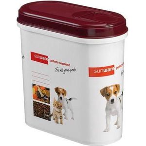 Sunware - Gallery line huisdieren opbergbox pitcher 2,2L - 20 x 10 x 20 cm