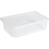 Sunware Opslagbox - kunststof - 30 liter - transparant - 59 x 39 x 17 cm - Nestbaar