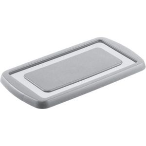 Sunware - Nesta Plat Deksel - 39x22 cm - Transparant - Voor 7 Liter Opbergboxen