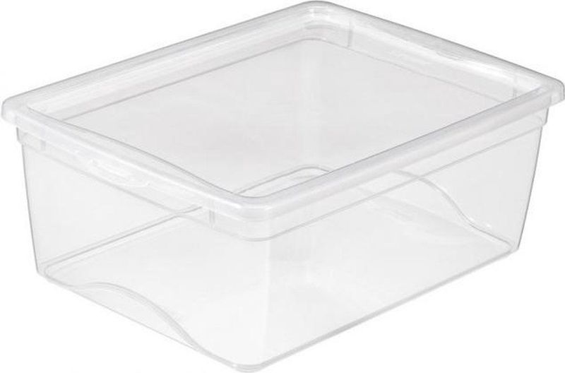 Sunware Omega Clearbox 18L - opbergbox voor kleding & schoenen - transparant