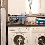 Sunware - Basic wasmand 65cm laag grijs - 65 x 45 x 27 cm