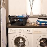 Sunware - Basic wasmand 65cm laag zwart - 65 x 45 x 27 cm