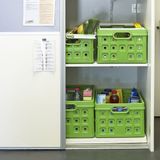 Sunware - Square vouwkrat 32L groen - 49 x 36 x 24,5 cm