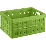 Sunware - Square vouwkrat 32L groen - 49 x 36 x 24,5 cm