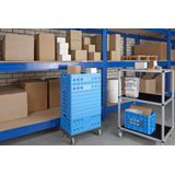 Sunware - Square vouwkrat 32L blauw - 49 x 36 x 24,5 cm