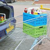 Sunware - Square vouwkrat met handgreep 32L blauw - 49 x 36 x 24,5 cm