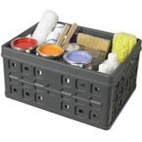 Sunware - Square vouwkrat 46L antraciet - 54 x 38 x 26,5 cm