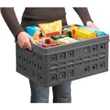 Sunware - Square vouwkrat 46L antraciet - 54 x 38 x 26,5 cm