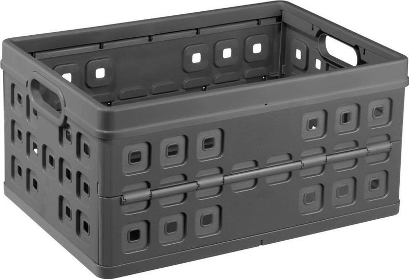 sunware® Klappbox Square 46,0 l - 38,0 x 54,0 x 26,5 cm anthrazit