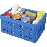 Sunware - Square vouwkrat 46L blauw - 54 x 38 x 26,5 cm