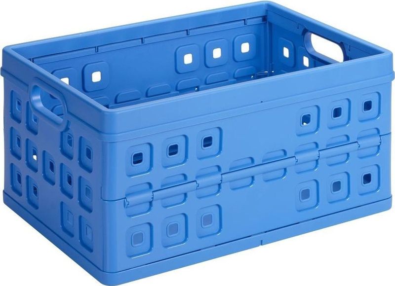 Sunware - Square vouwkrat 46L blauw - 54 x 38 x 26,5 cm