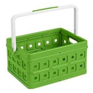 Sunware Square vouwkrat met handgreep 24L groen x ,3