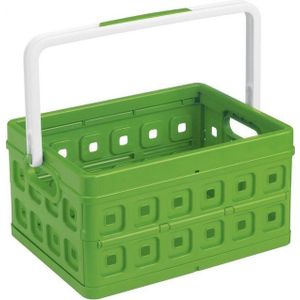 Sunware Square vouwkrat met handgreep 24L groen x ,3