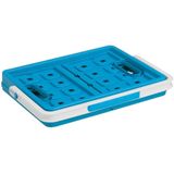 Sunware Square vouwkrat met handgreep 24L blauw x ,3