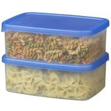 Sunware - Club Cuisine Vershouddoos - Transparant/Blauw - Kunststof - 1,4 Liter